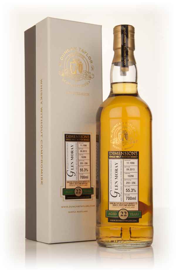 Glen Moray 22 Year Old 1990 (cask 10298) - Dimensions (Duncan Taylor) Scotch Whisky | 700ML at CaskCartel.com