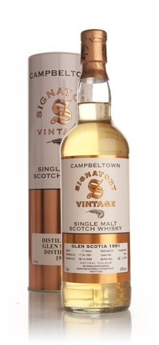 Glen Scotia 20 Year Old 1991 (Signatory) Scotch Whisky | 700ML at CaskCartel.com