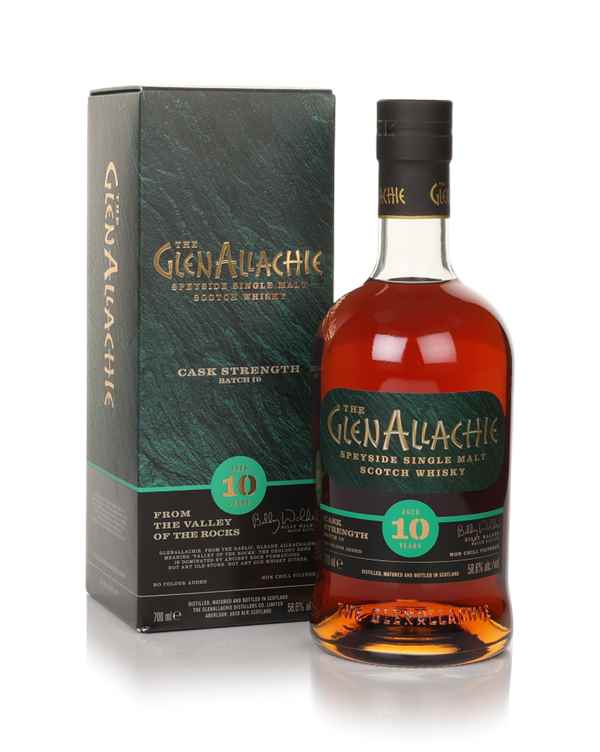 GlenAllachie Cask Strength Batch #10 10 Year Old Whisky | 700ML at CaskCartel.com