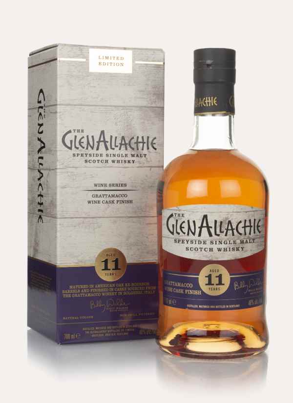 GlenAllachie 11 Year Old Grattamacco Cask Finish Scotch Whisky | 700ML at CaskCartel.com