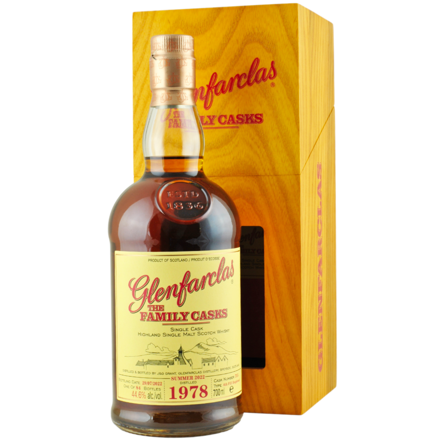 Glenfarclas 1978 (Cask 755) - Family Cask Summer 2022 Release Scotch Whisky | 700ML at CaskCartel.com