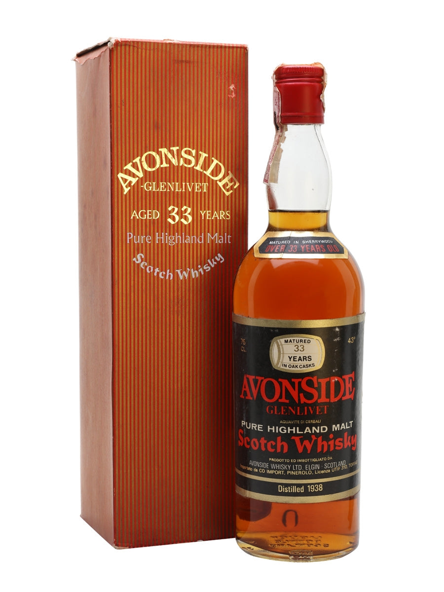 Avonside (Glenlivet) 1938 33 Year Old Sherry Cask G&M Speyside Single Malt Scotch Whisky | 700ML at CaskCartel.com