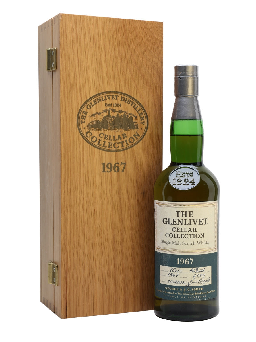 Glenlivet 1967 33 Year Old Cellar Collection Speyside Single Malt Scotch Whisky | 700ML at CaskCartel.com