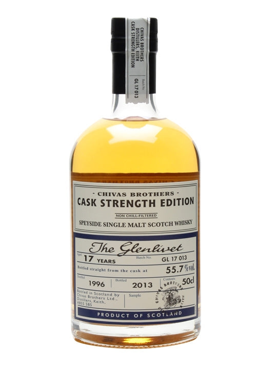 The Glenlivet 17 Year Old Cask Strength (D.1996, B.2013) (Proof 111.4) Scotch Whisky | 500ML at CaskCartel.com