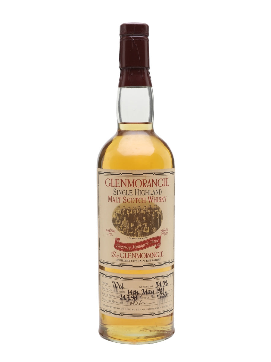 Glenmorangie 1981 Manager's Choice Highland Single Malt Scotch Whisky | 700ML at CaskCartel.com