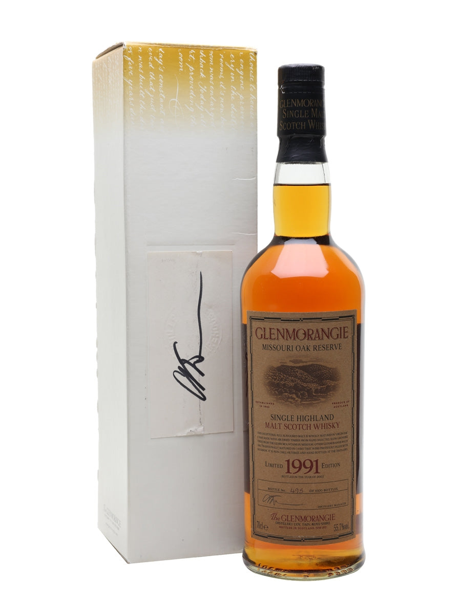 Glenmorangie 1991 Missouri Oak Highland Single Malt Scotch Whisky | 700ML at CaskCartel.com
