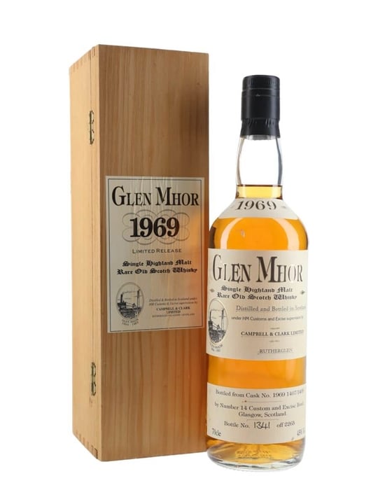 Glen Mhor 1969 (Bottled 1990s) Campbell & Clark Scotch Whisky | 700ML at CaskCartel.com