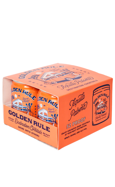 Golden Rule Tequila Paloma Cocktail | 4x50ML at CaskCartel.com