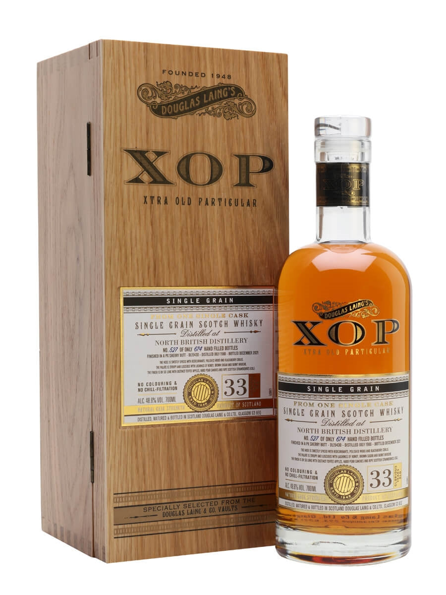 North British 1988 33 Year Old Xtra Old Particular Single Grain Scotch Whisky | 700ML at CaskCartel.com