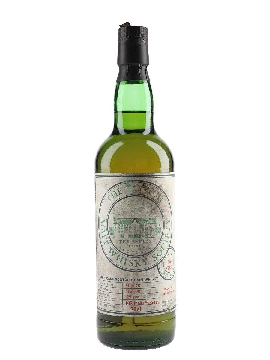 Grain SMWS 3.1 (Caledonian) 1978 29 Year Old Single Grain Scotch Whisky | 700ML at CaskCartel.com