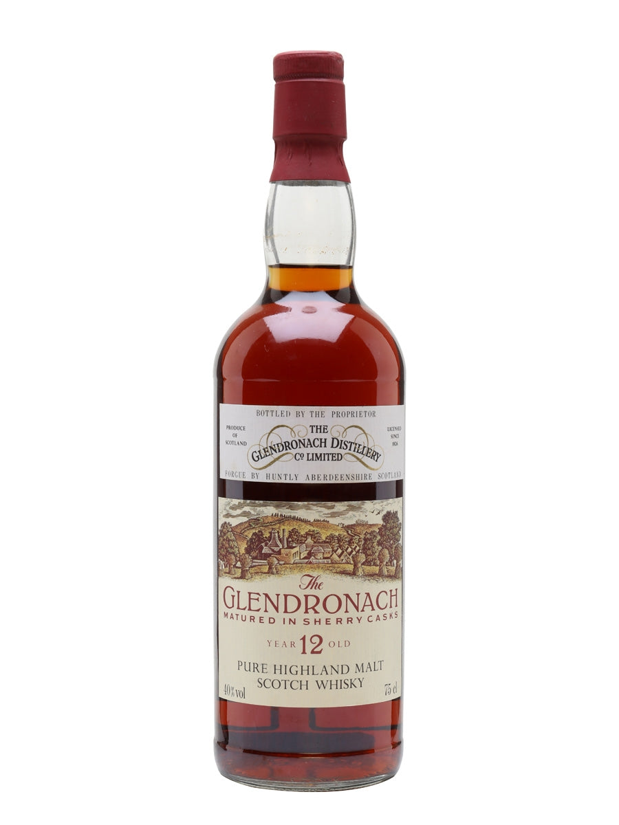 Glendronach 12 Year Old Sherry Cask Bot.1980s Highland Single Malt Scotch Whisky | 700ML at CaskCartel.com