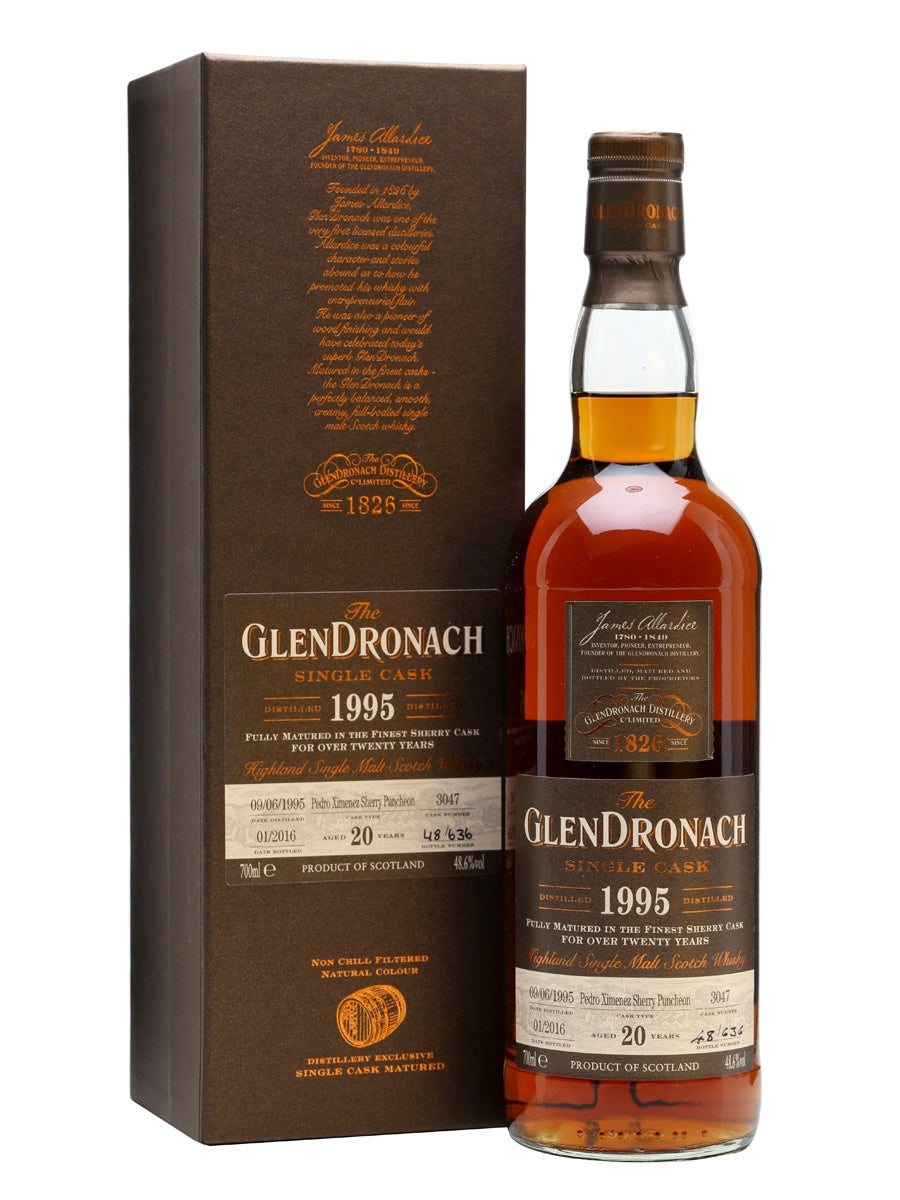 GlenDronach Single Cask #3047 Batch #13 1995 20 Year Old Whisky | 700ML at CaskCartel.com