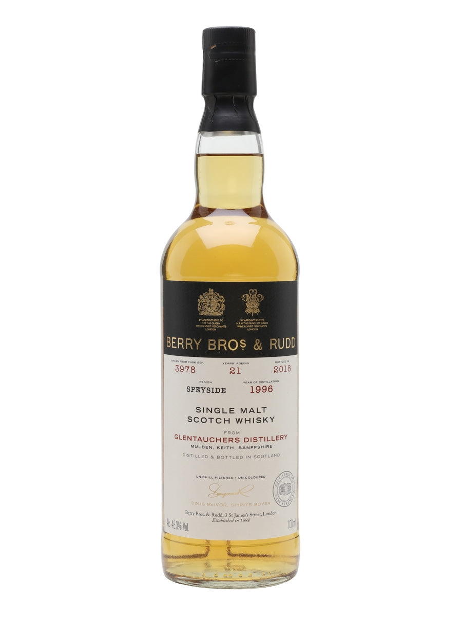 Glentauchers 1996 21 Year Old Berry Bros & RuddSpeyside Single Malt Scotch Whisky | 700ML at CaskCartel.com