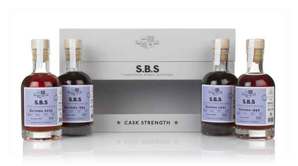 Guyanese Rum Set - 1423 Single Barrel Selection (4 x 20cl) Danish Rum | 800ML at CaskCartel.com
