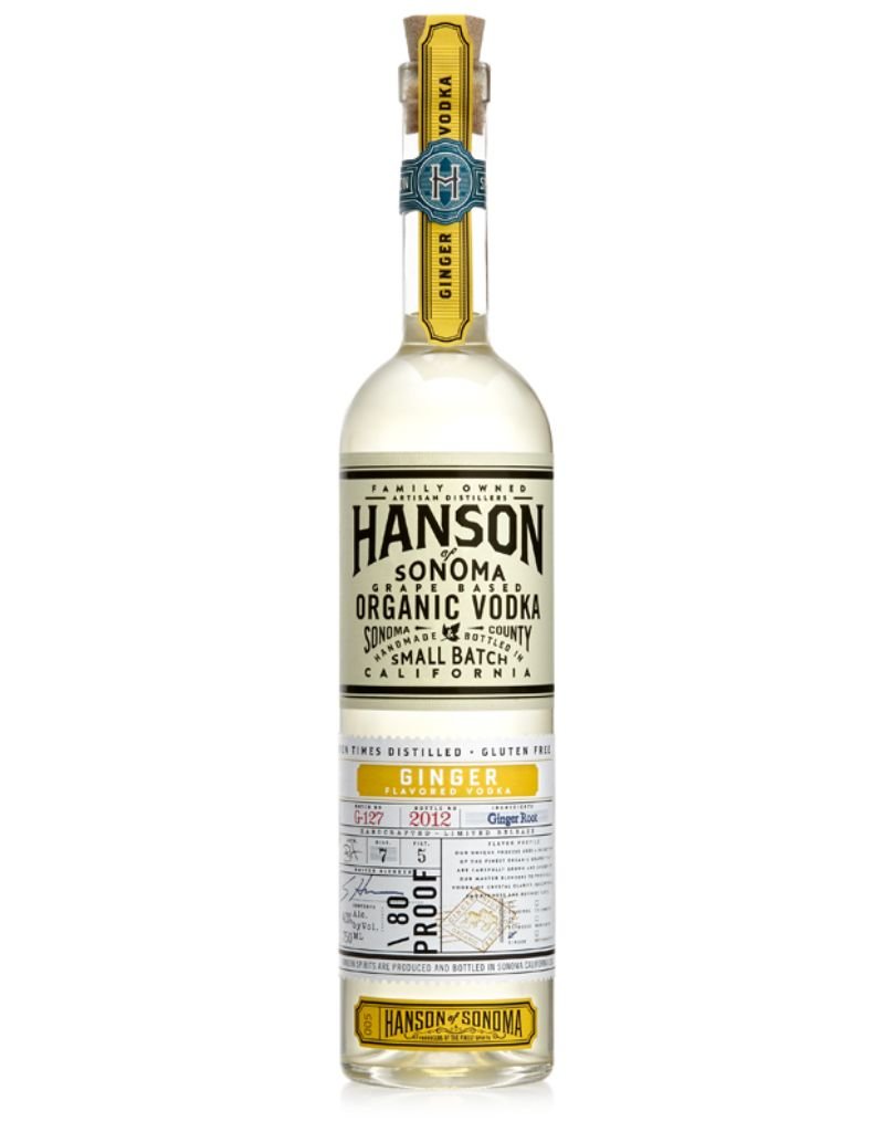 Hanson of Sonoma Organic Ginger Vodka at CaskCartel.com