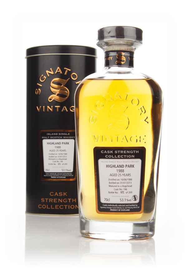 Highland Park 25 Year Old 1988 (cask 746) - Cask Strength Collection (Signatory) Scotch Whisky | 700ML at CaskCartel.com