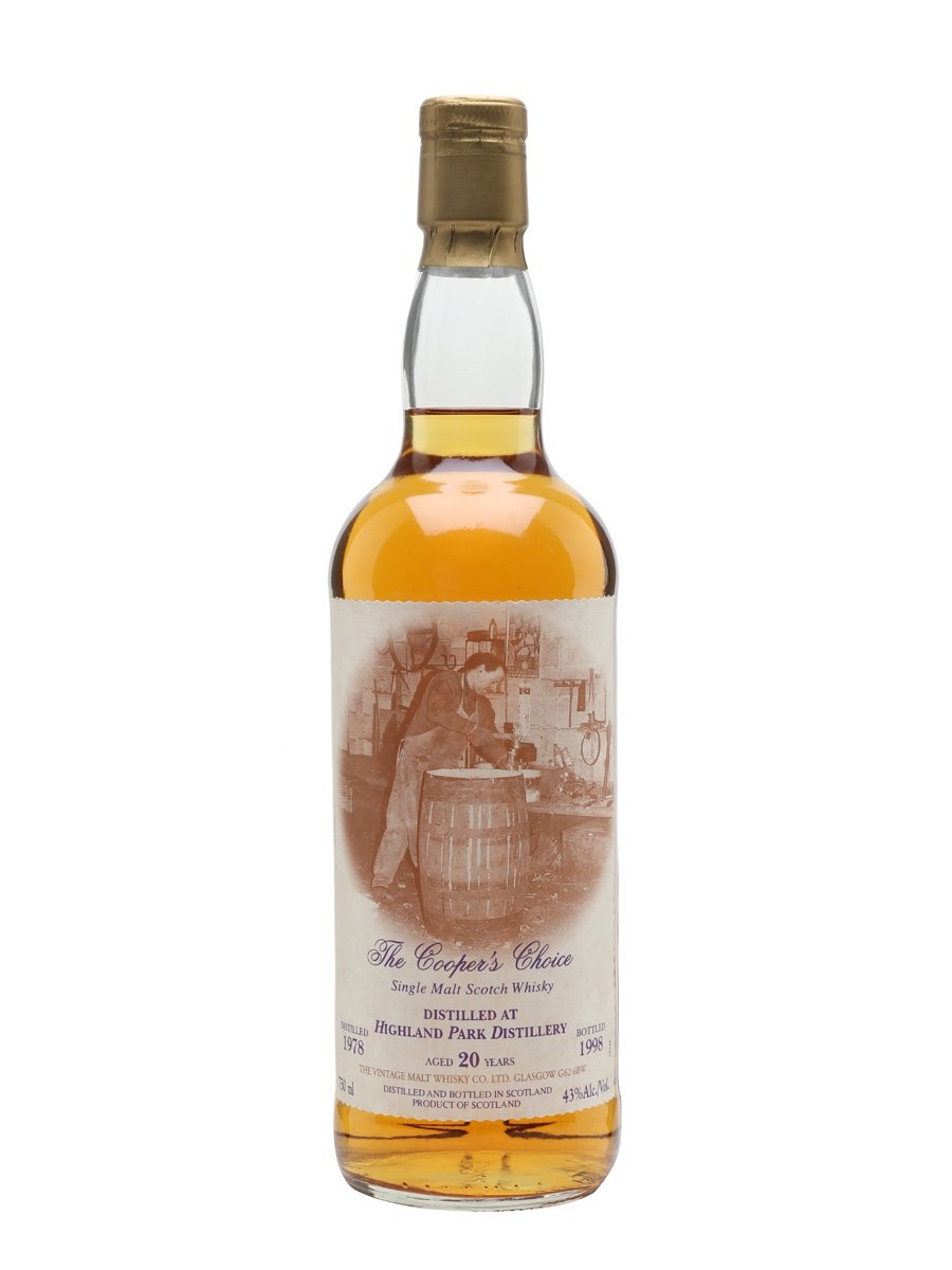 Highland Park 1978 20 Year Old Cooper's Choice Island Single Malt Scotch Whisky | 700ML at CaskCartel.com