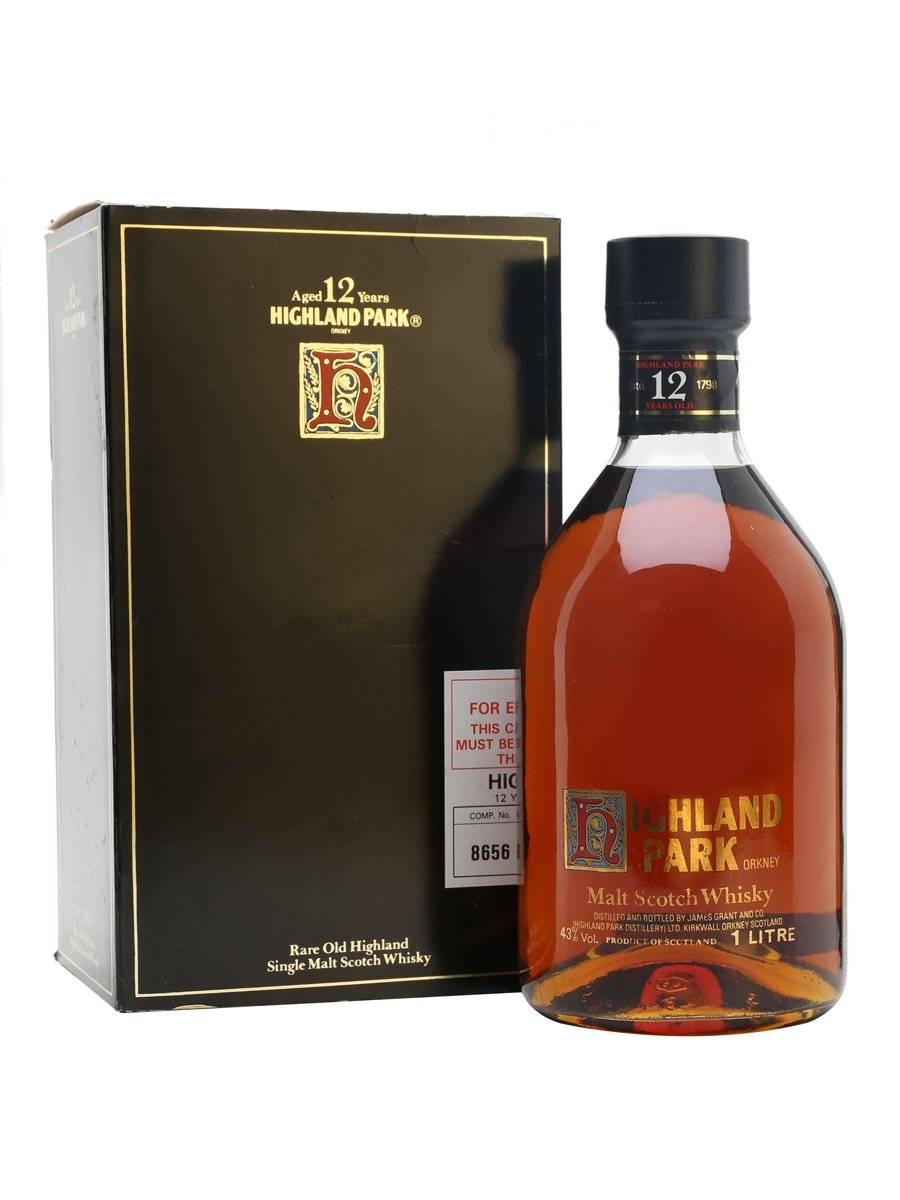 Highland Park 12 Year Old Bot.1980s Island Single Malt Scotch Whisky | 1L at CaskCartel.com