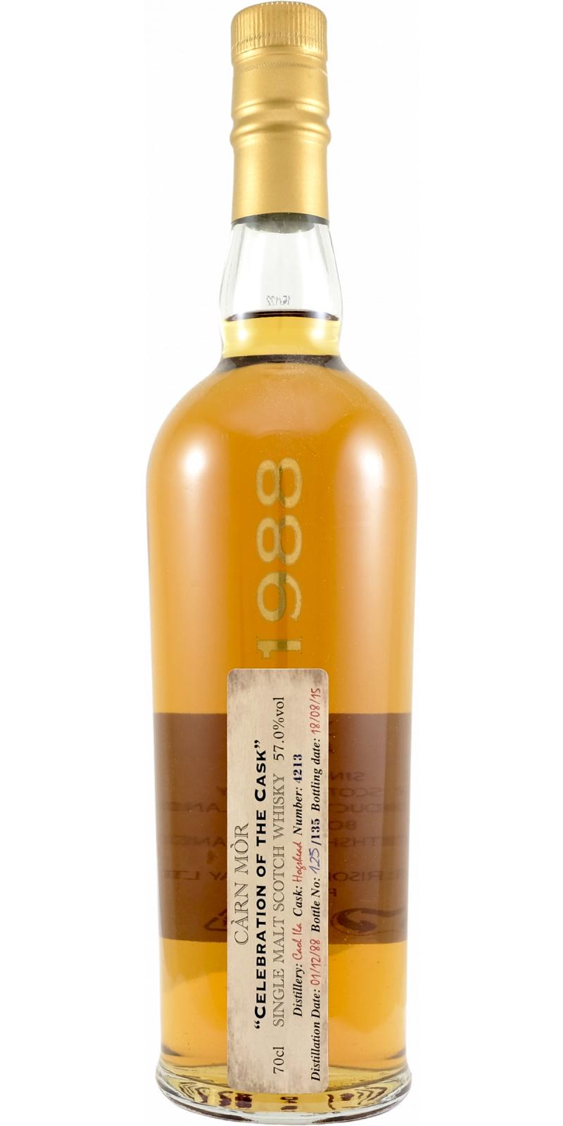 Caol Ila 1988 MMcK 26 Year Old Càrn Mòr Celebration of the Cask at CaskCartel.com