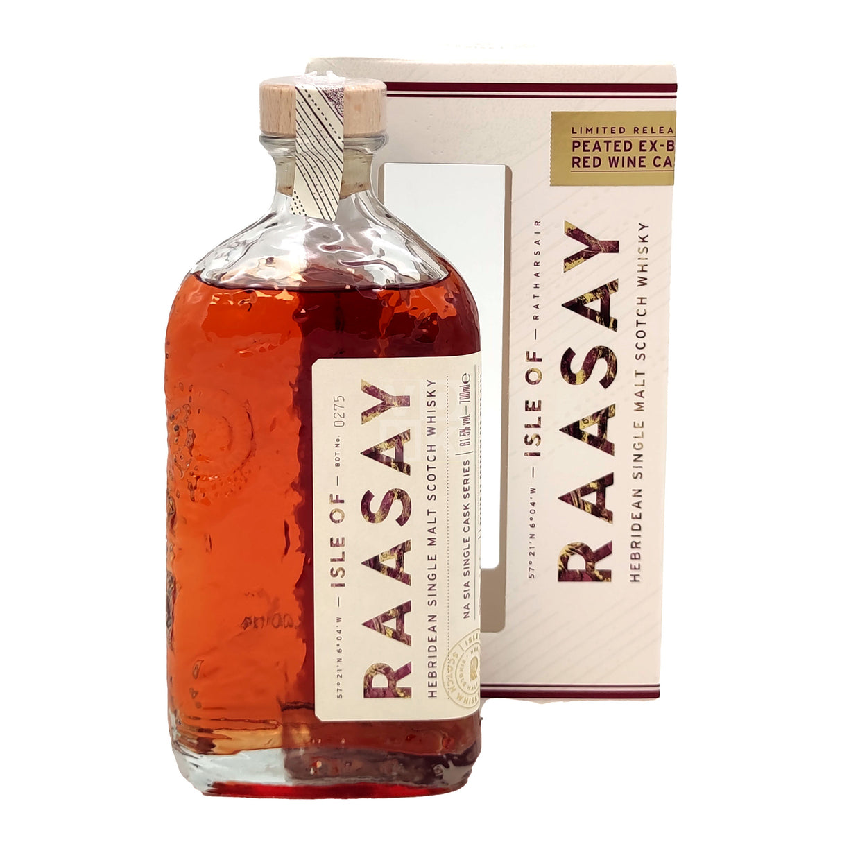 Isle of Raasay Peated Ex-Bordeaux Cask Single Malt Scotch Whisky | 700ML at CaskCartel.com