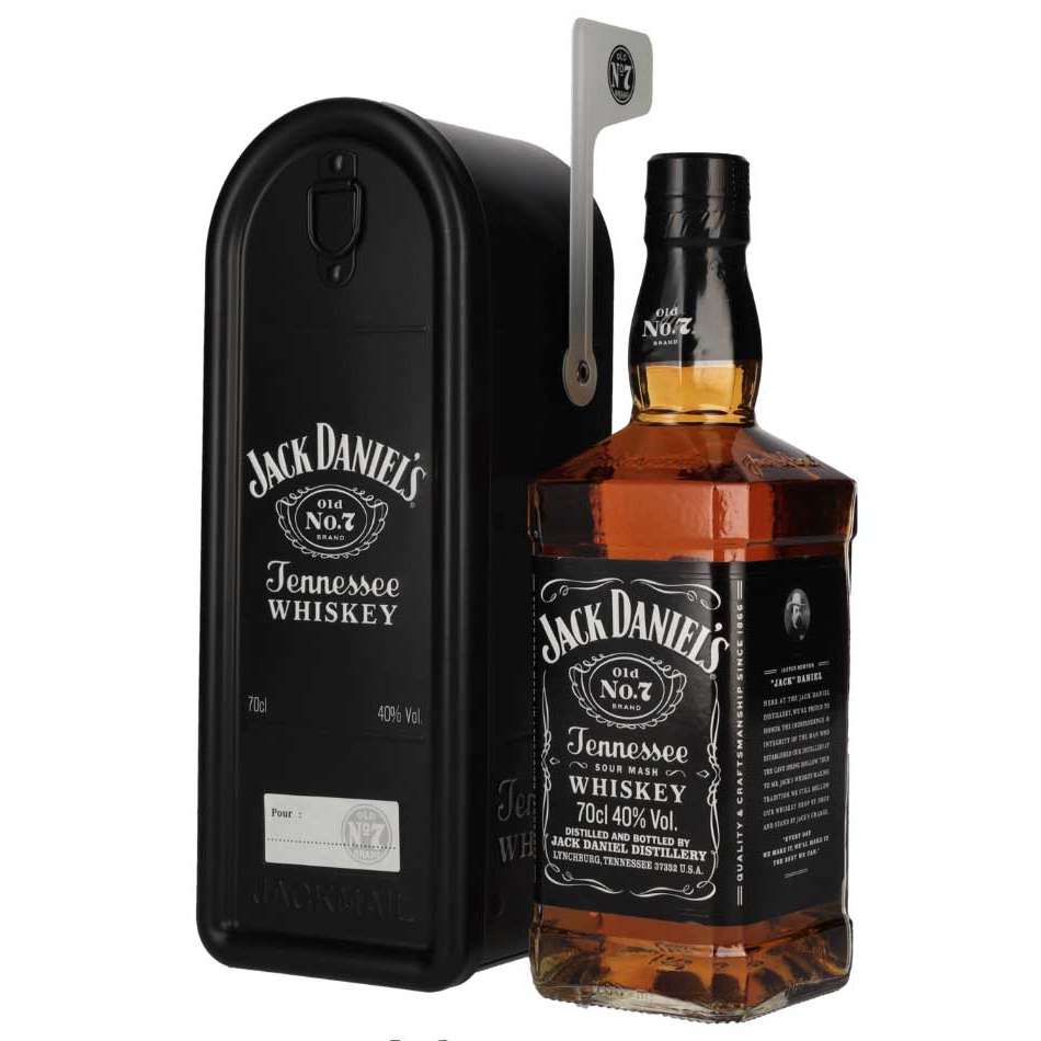 Jack Daniel's Old No 7 Mail Box Whiskey | 700ML at CaskCartel.com