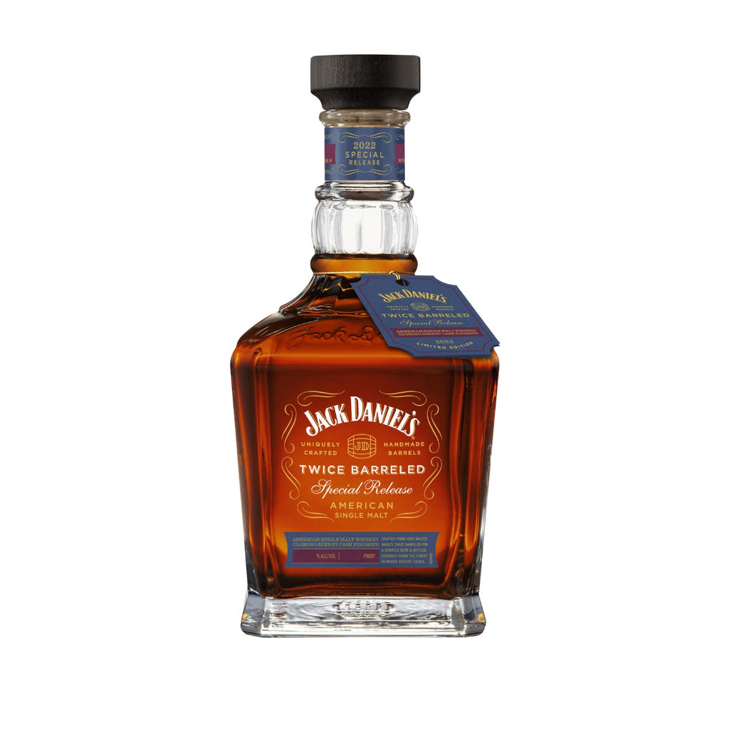 Jack Daniels Twice Barreled Special Release American Single Malt Oloroso Sherry Cask 2022 Whiskey | 700ML at CaskCartel.com