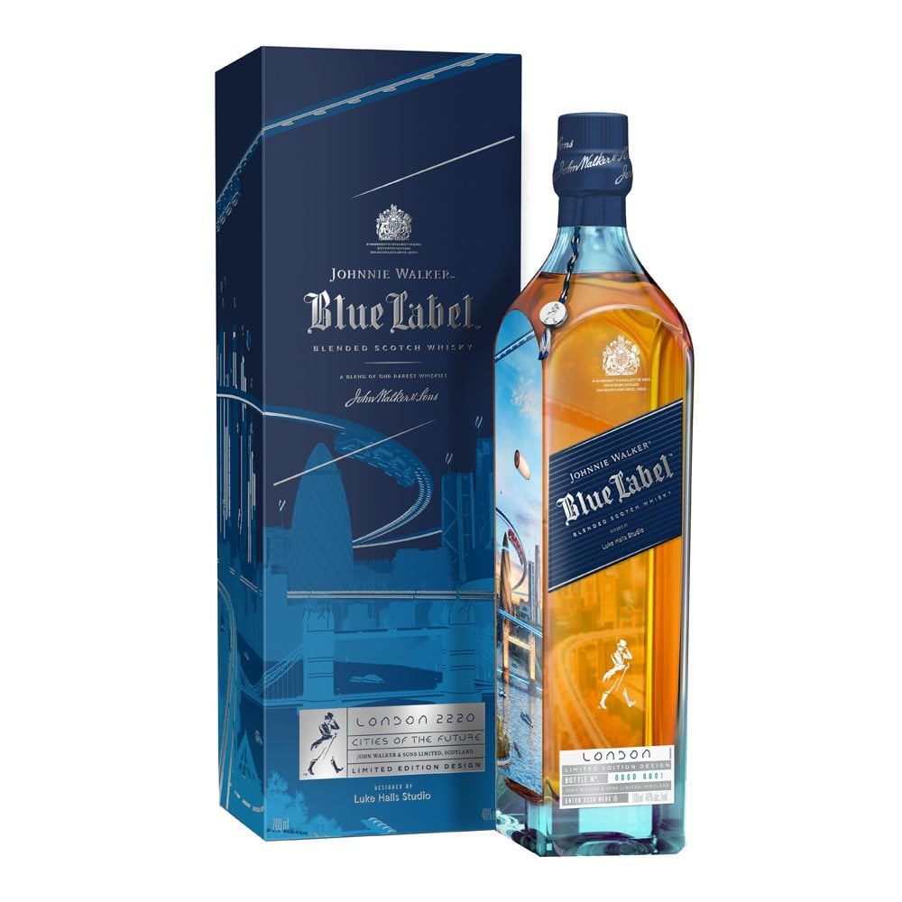 Johnnie Walker Blue Label Cities of the Future London 2220 Scotch Whisky | 700ML at CaskCartel.com