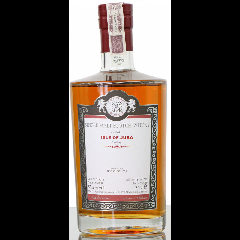 Jura 2000-2019 MoS 19 Year Old Red Wine Cask Single Malt Scotch Whisky | 700ML at CaskCartel.com
