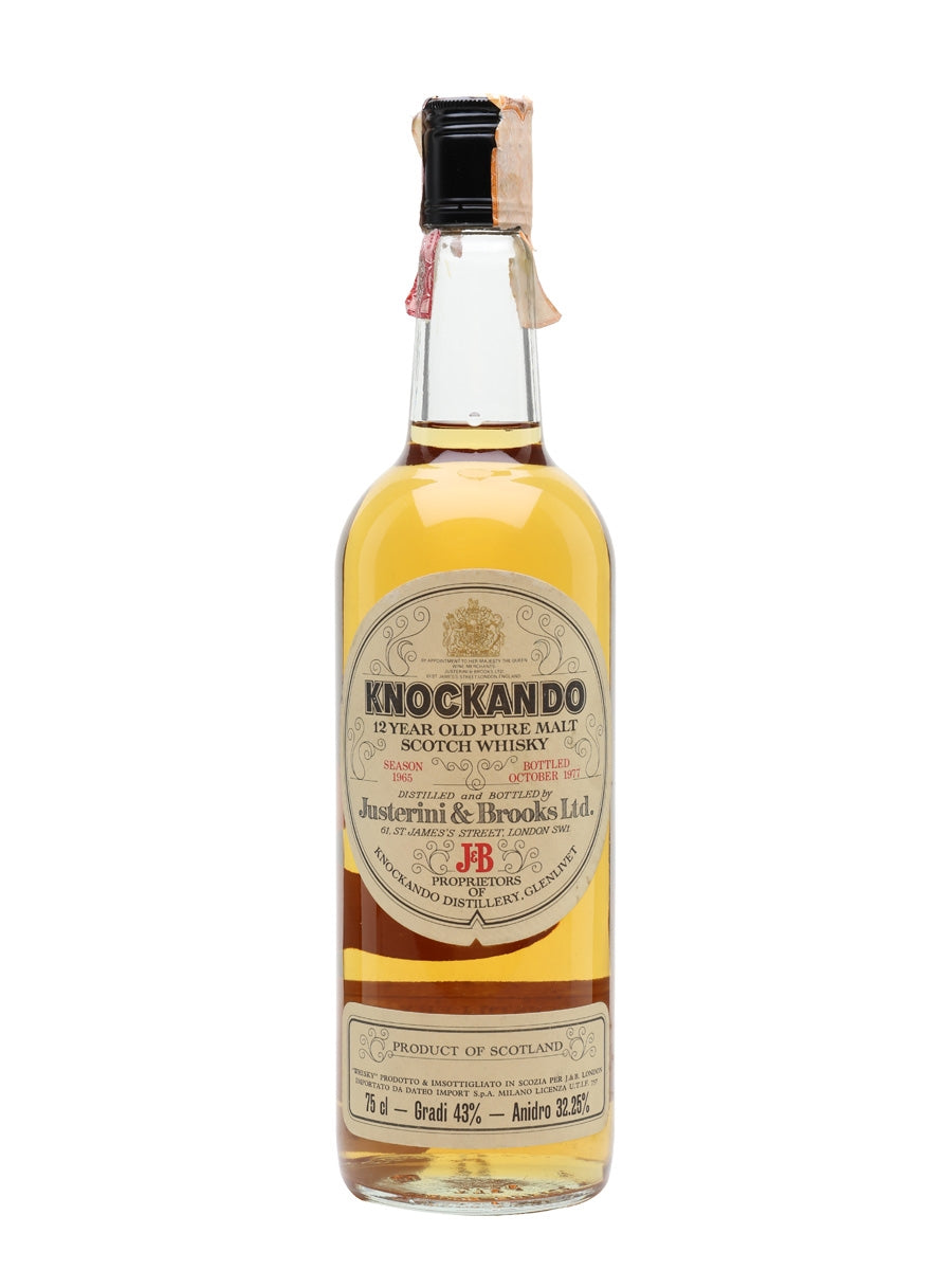 Knockando 1965 12 Year Old Bot.1977 Speyside Single Malt Scotch Whisky | 700ML at CaskCartel.com