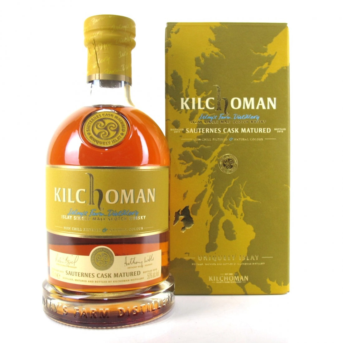 Kilchoman Sauternes Cask Matured Islay Scotch Whiskey - CaskCartel.com