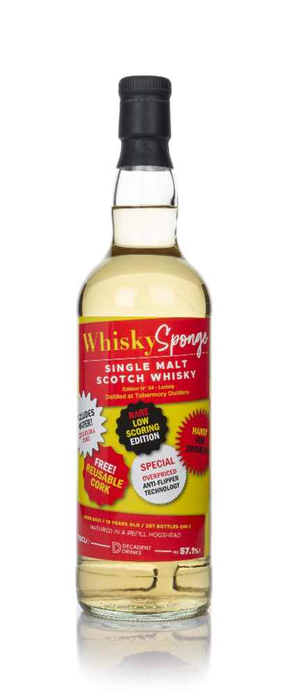 Ledaig 13 Year Old 2008 - Edition No.34 (Whisky Sponge & Decadent Drinks) Whisky | 700ML at CaskCartel.com
