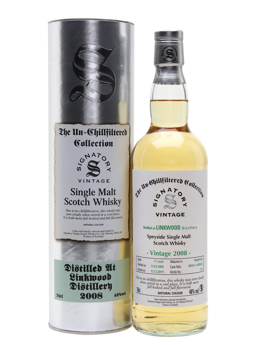 Linkwood 2008 11 Year Old Signatory Speyside Single Malt Scotch Whisky | 700ML at CaskCartel.com