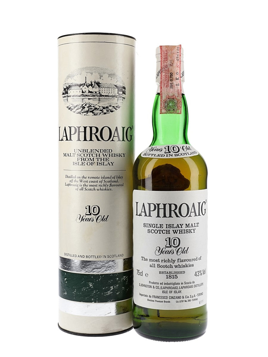 Laphroaig 10 Year Old Bot.1980s Islay Single Malt Scotch Whisky | 700ML at CaskCartel.com