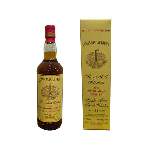 Bunnahabhain 33 Year Old Single Malt (James MacArthur Bottling) Scotch Whisky at CaskCartel.com