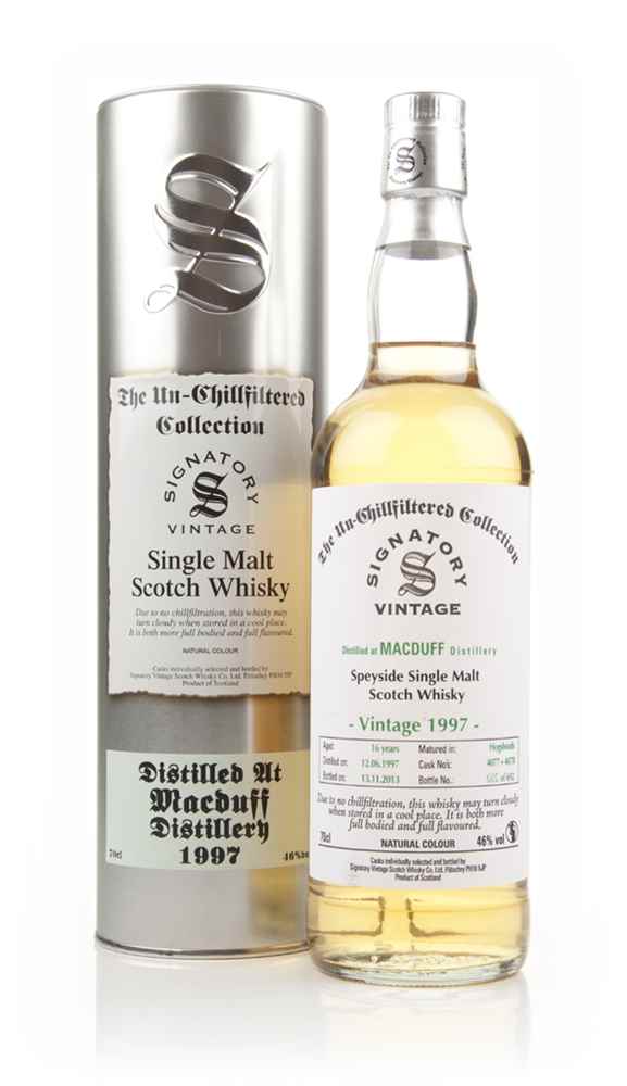 Macduff 16 Year Old 1997 (casks 4077+4078) - Un-Chillfiltered (Signatory) Scotch Whisky | 700ML at CaskCartel.com