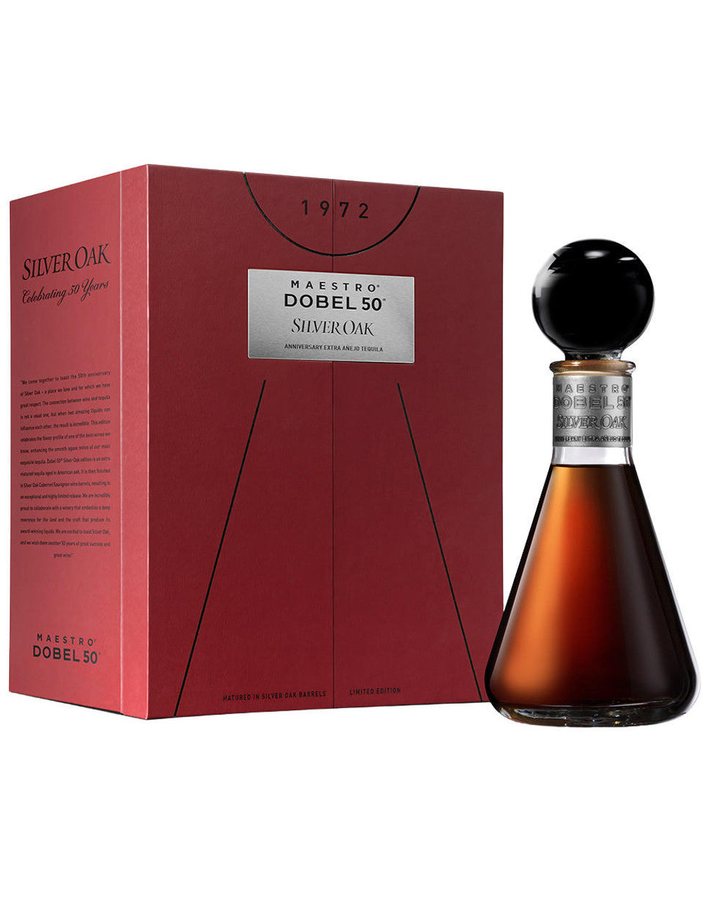 Maestro Dobel 1972 Silver Oak Extra Anejo 50 Year Old Tequila at CaskCartel.com