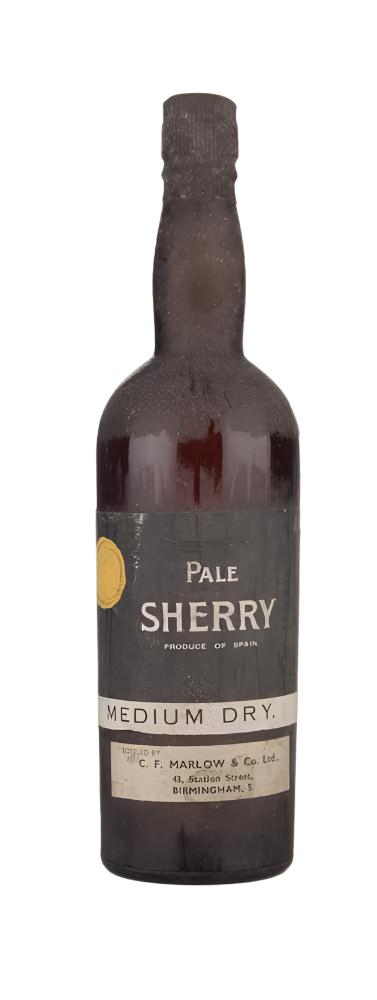 Marlow's Medium Dry Pale Sherry - 1950s Liqueur | 700ML at CaskCartel.com