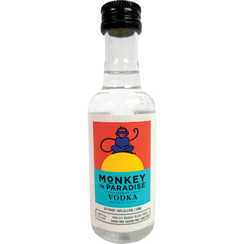 Monkey In Paradise Vodka 50ml (12) Pack at CaskCartel.com