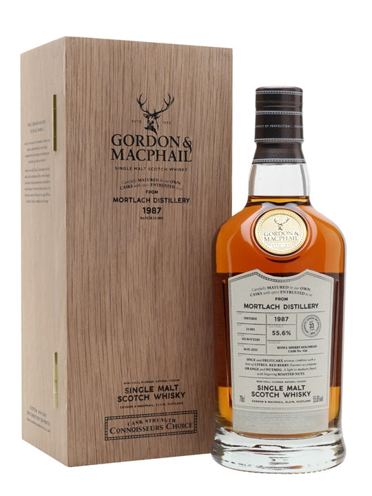 Mortlach 1987-2021 Gordon & MacPhail 33 Year Old Single Malt Scotch Whisky | 700ML at CaskCartel.com
