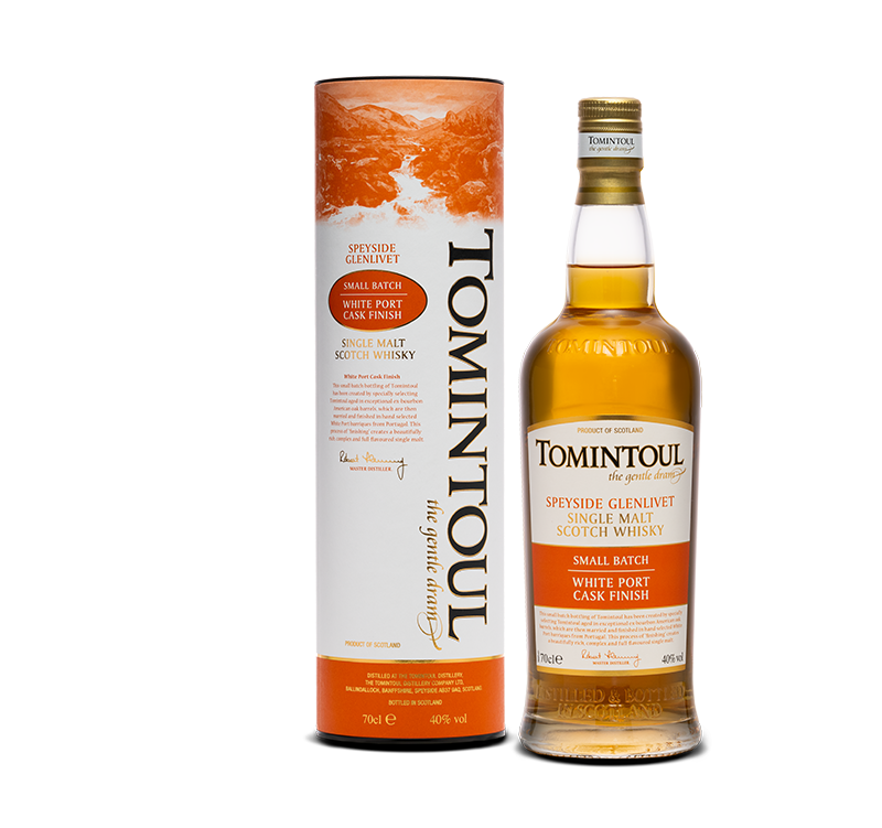 Tomintoul White Port Cask Finish Proof 80 Scotch Whisky | 700ML at CaskCartel.com