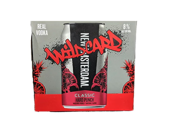 New Amsterdam Vodka Wildcard Classic Punch Cocktail | 4*355ML at CaskCartel.com