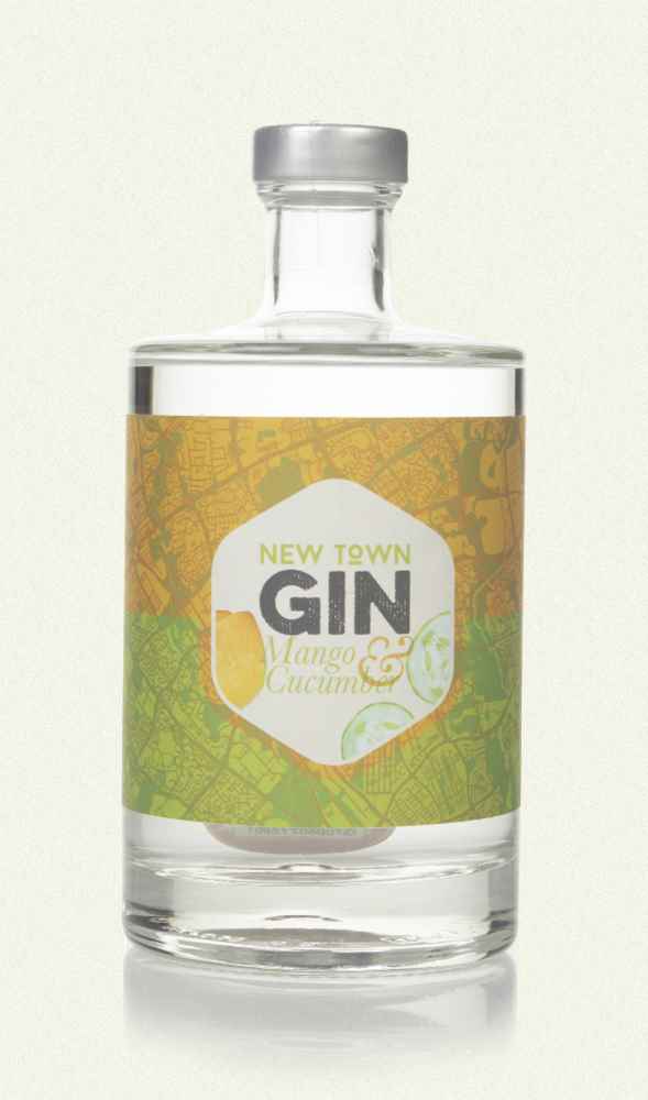 New Town Mango & Cucumber Gin | 500ML at CaskCartel.com