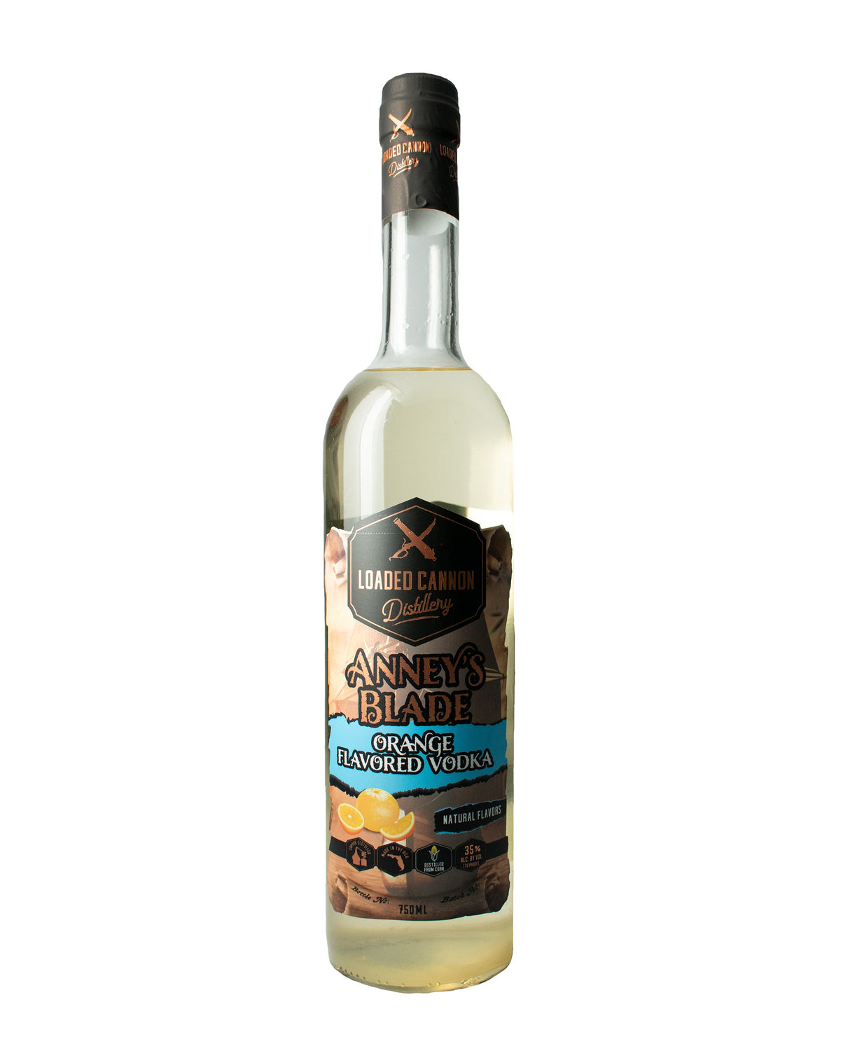 Loaded Cannon Distillery | Anney's Blade Orange Flavored Vodka at CaskCartel.com