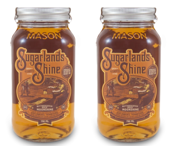 Sugarlands Shine Butterscotch Gold Moonshine (2) Bottle Bundle at CaskCartel.com