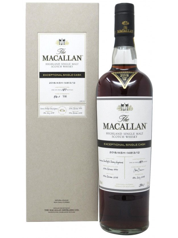 Macallan Exceptional Single Cask #14813 No.12 1997 20 Year Old Whisky | 700ML at CaskCartel.com