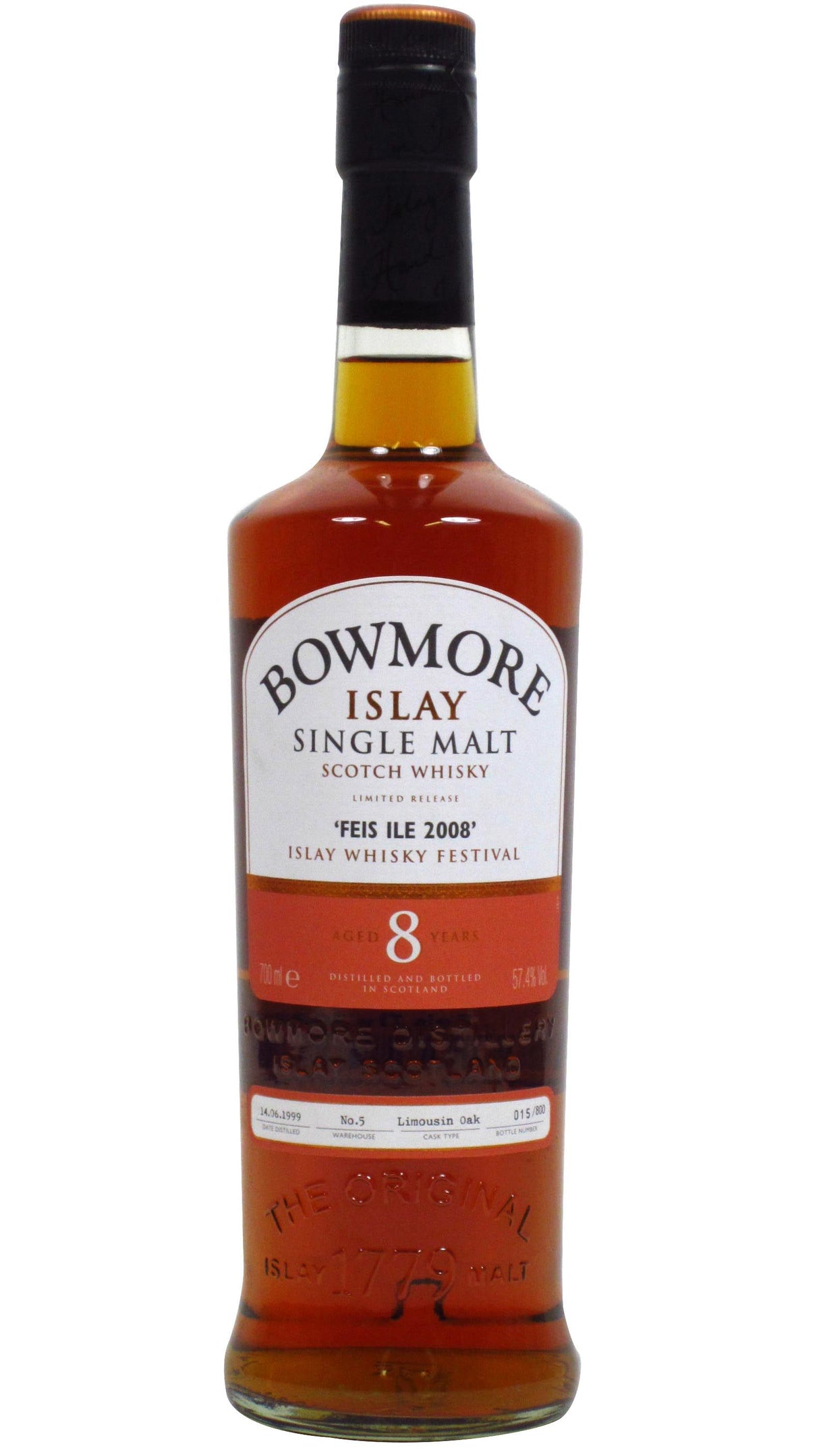 Bowmore Feis Ile 2008 1999 8 Year Old Whisky | 700ML at CaskCartel.com