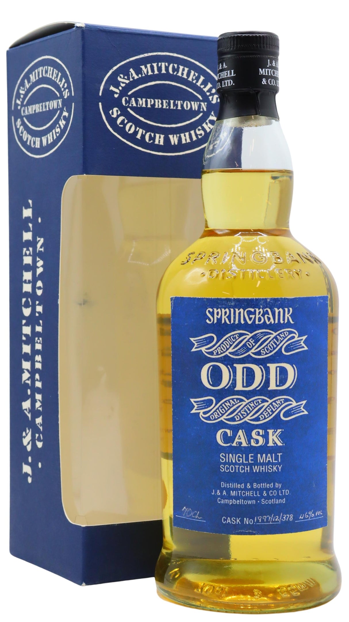 Springbank ODD Original Distinct Defiant 1997 12 Year Old Whisky | 700ML at CaskCartel.com
