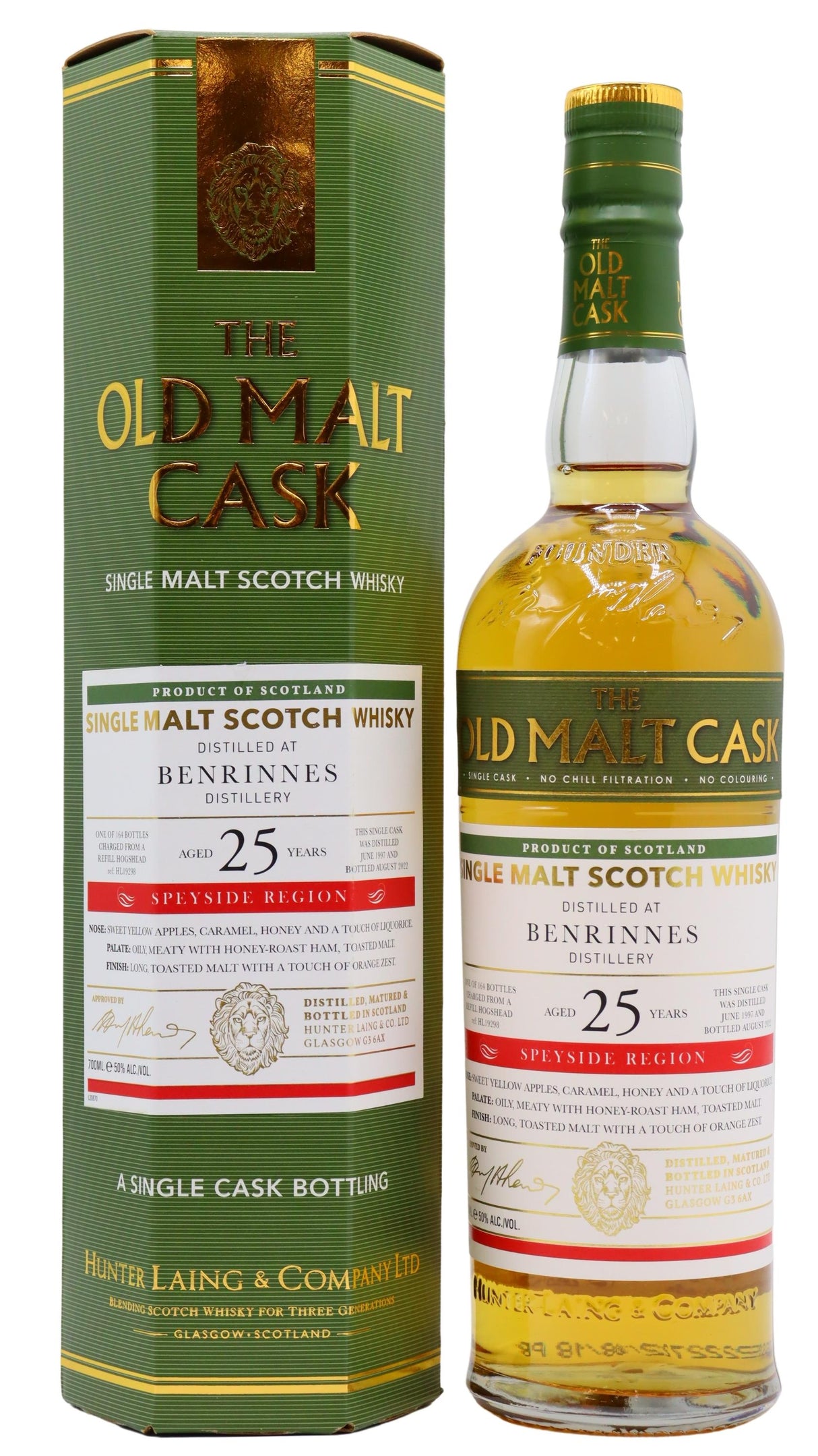Benrinnes Old Malt Cask Single Cask 1997 25 Year Old Whisky | 700ML at CaskCartel.com