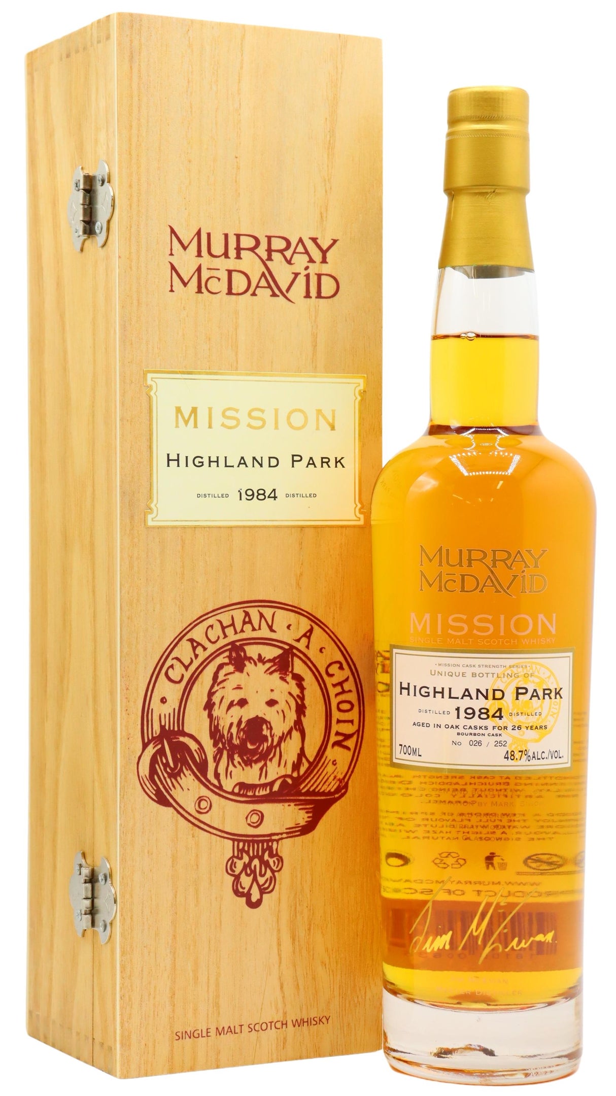 Highland Park Murray McDavid 1984 26 Year Old Whisky | 700ML at CaskCartel.com