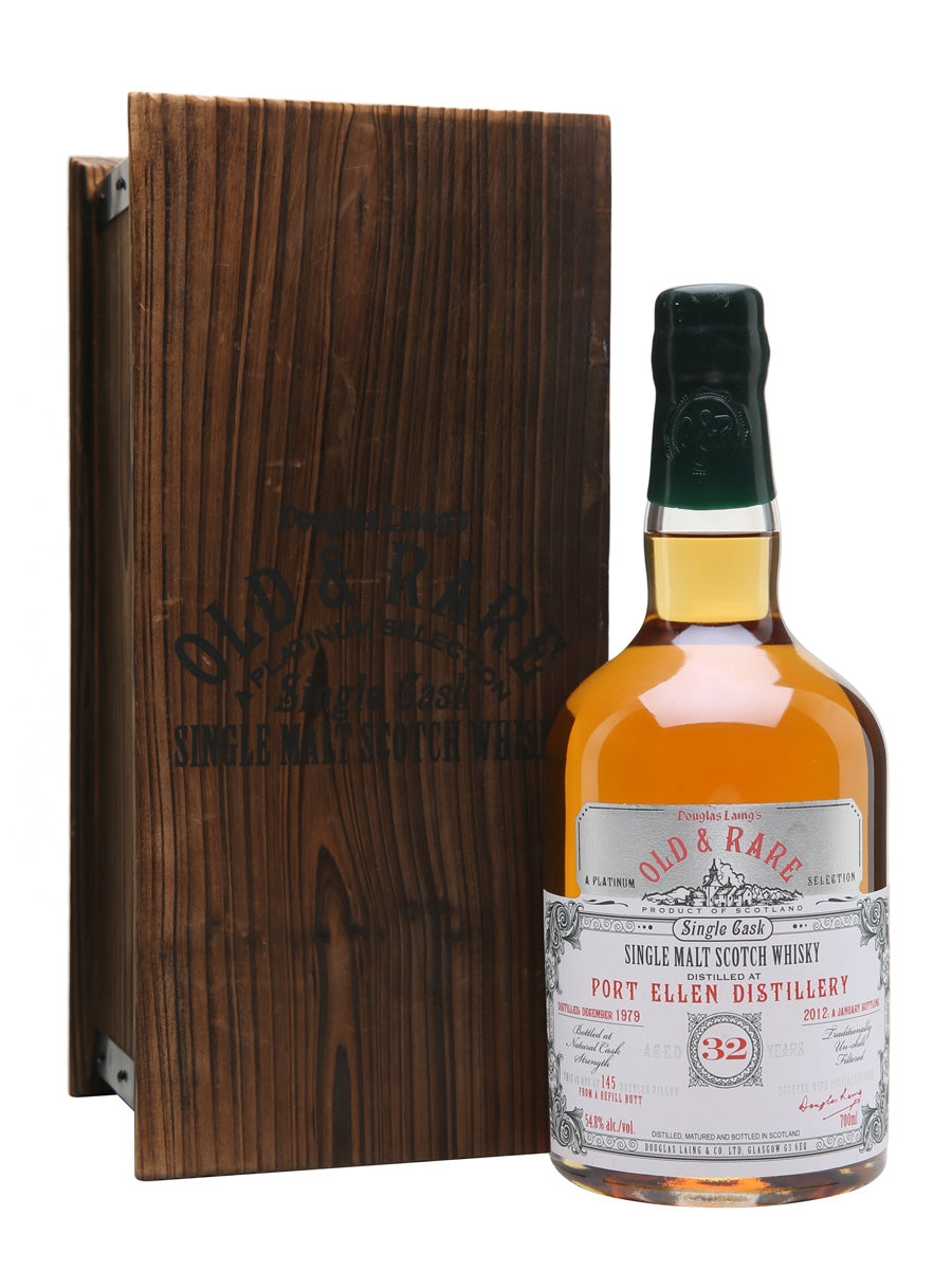 Port Ellen 1979 32 Year Old Old & Rare Platinum Islay Single Malt Scotch Whisky | 700ML at CaskCartel.com
